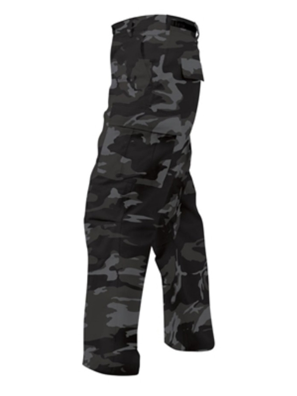 NWT Rothco Black Camo Bdu Pants - 3843 Large